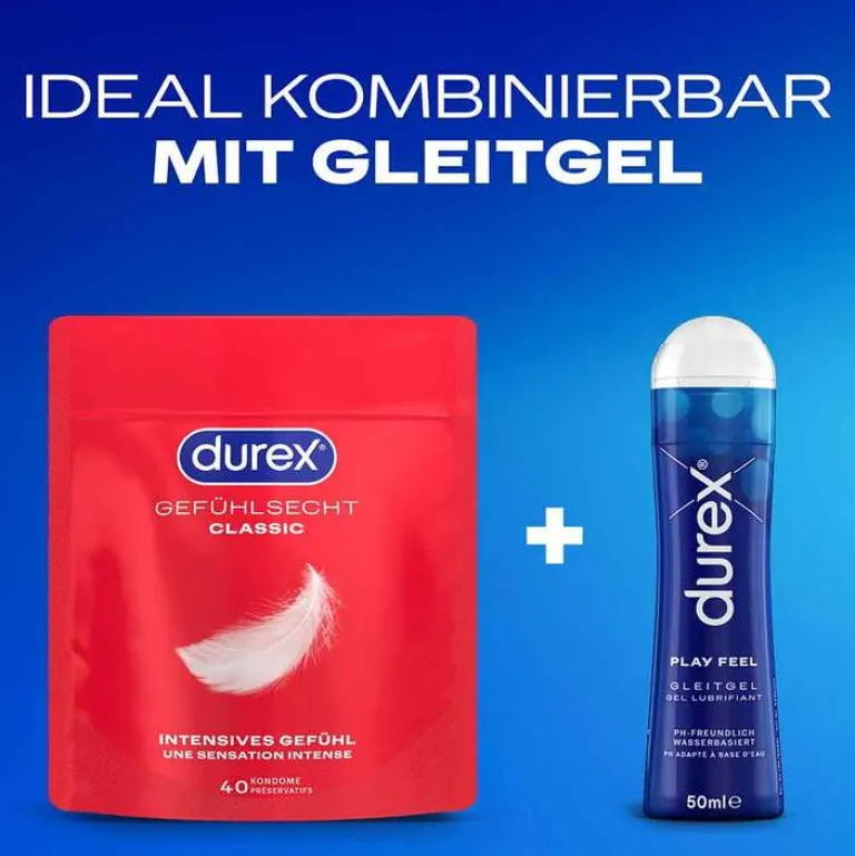 Durex ® Gefühlsecht classic Kondome, 40 St- Kondome
