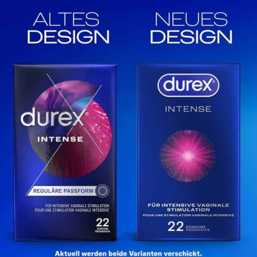 Durex Natürliche Verhütung|Kondome-® Intense Kondome, 22 St