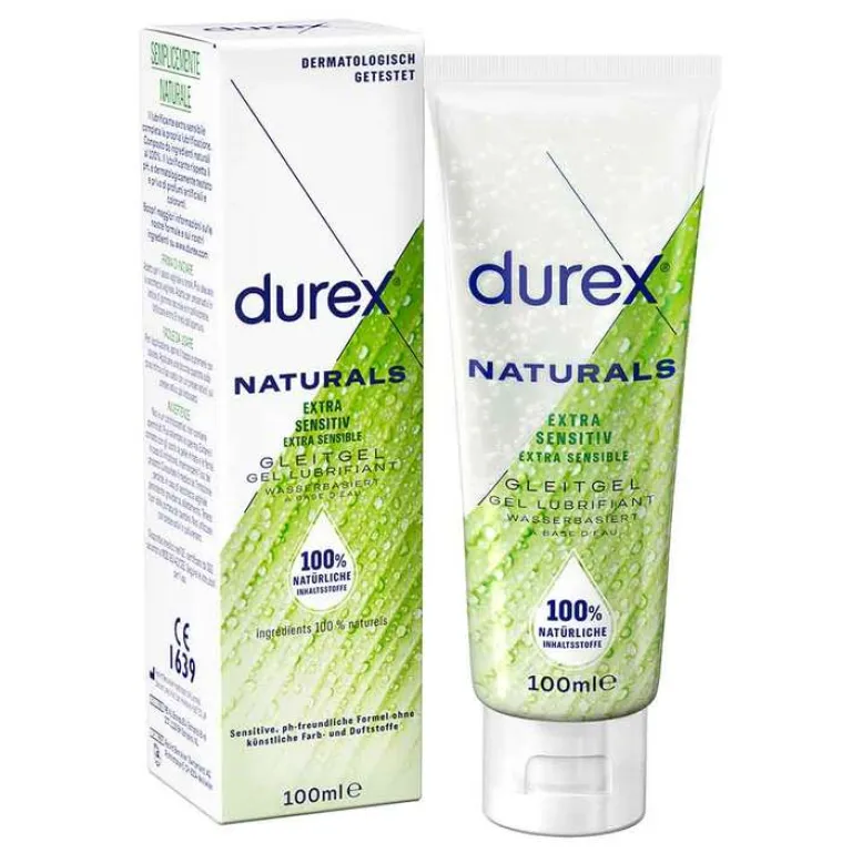 Durex Gleitmittel-® Naturals Extra Sensitiv Gleitgel, 100 ml