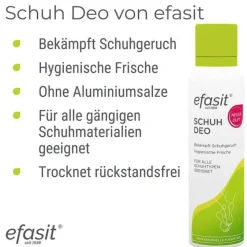 Efasit ® Schuh Deo, 150 ml- Antitranspirant & Deo