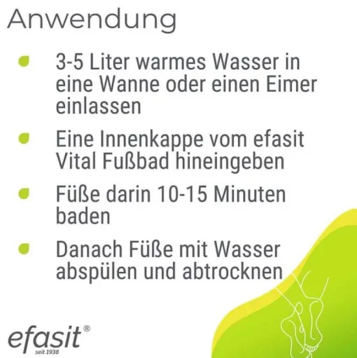 Efasit Vital Fußbad, 400 g- Fußbad