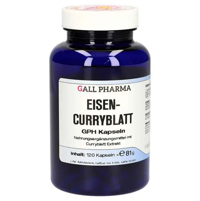 Eisen-Curryblatt GPH Kapseln, 120 St^Hecht Pharma Sale