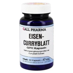 Hecht Pharma Vitamin C (Ascorbinsäure)-Eisen-Curryblatt GPH Kapseln, 60 St