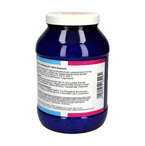 Hecht Pharma Eisen-Curryblatt GPH Kapseln, 1750 St- Vitamin C (Ascorbinsäure)