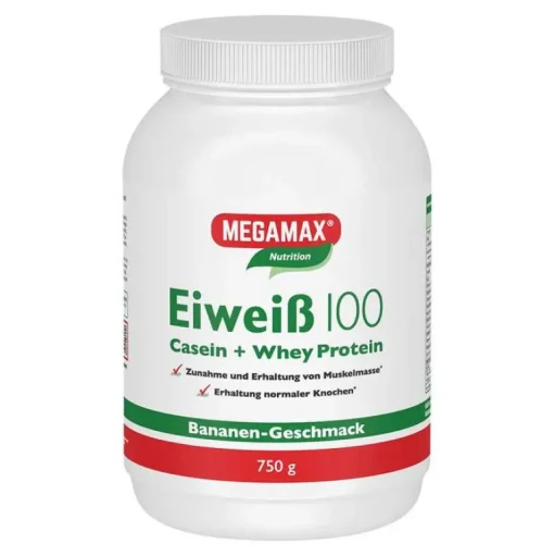 Megamax Eiweißpulver-Eiweiss 100 Banane P, 750 g