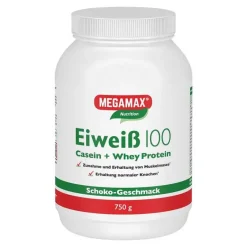 Megamax Eiweiss Schoko Pulve, 750 g- Eiweißpulver