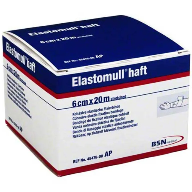 Elastomull haft 20mx6cm 4547, 1 St- Haft- & Fixierbinden|Binden & Verbände