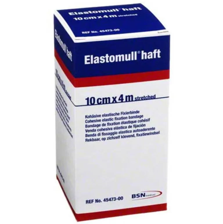 Elastomull haft 4mx10cm 4547, 1 St- Haft- & Fixierbinden|Binden & Verbände