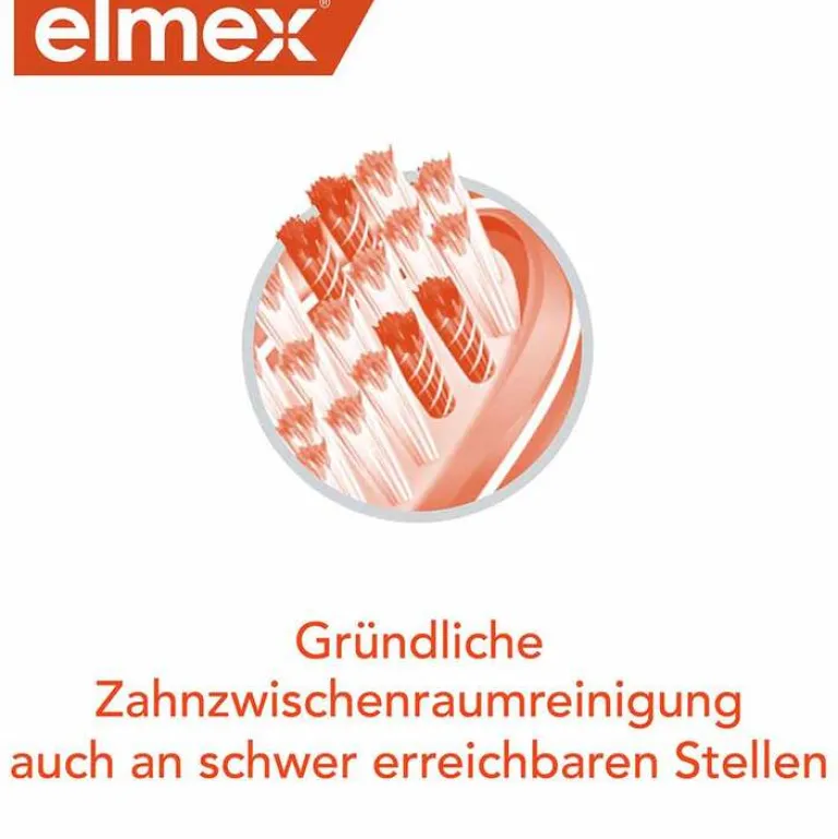 Elmex Zahnbürsten-Interdental Zahnbürste mittel Kurzkopf, 1 St