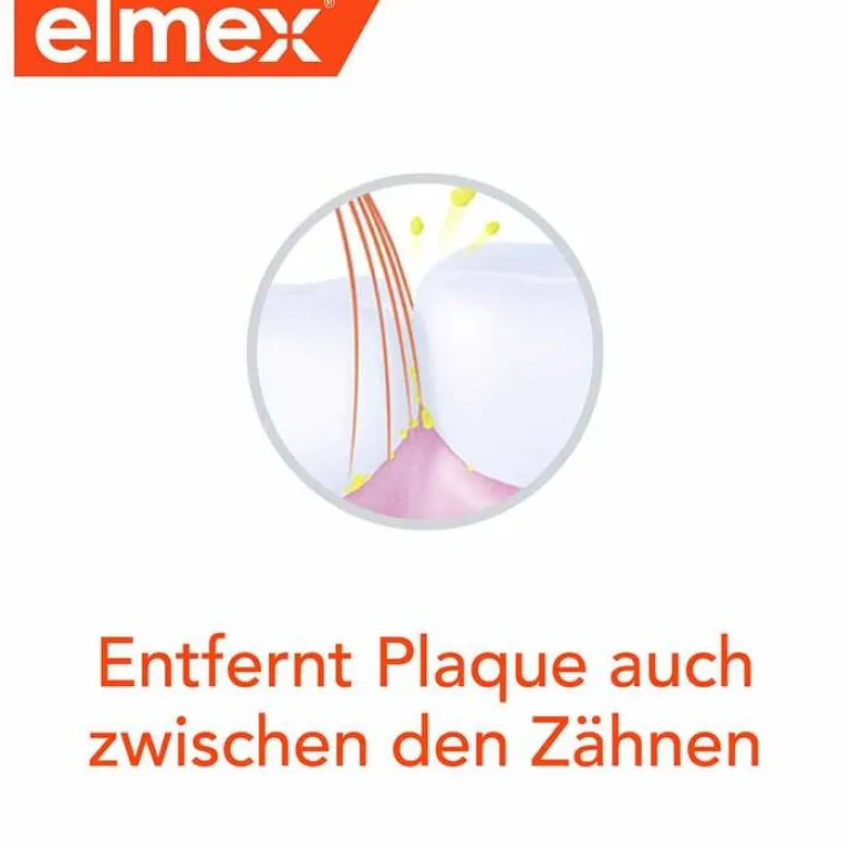 Elmex Zahnbürsten-Interdental Zahnbürste mittel Kurzkopf, 1 St
