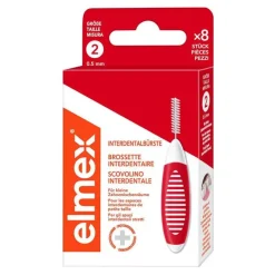 Interdentalbürsten Iso Größe 2 0,5 mm rot, 8 St^Elmex Clearance