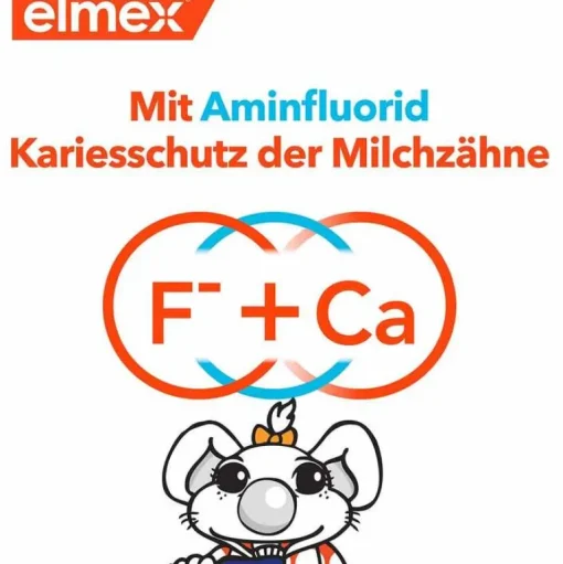 Elmex Kinderzahnpasta mit Faltschachtel, 50 ml-Kinder Zahnpflege|Für Kinder & Babys