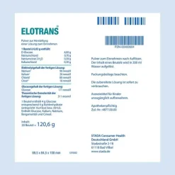 Elotrans Pulver, 20 St-Kinder Durchfallmittel Kinder