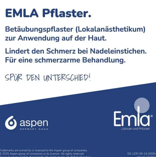 Emla Pflaster, 2X1 St- Lidocain