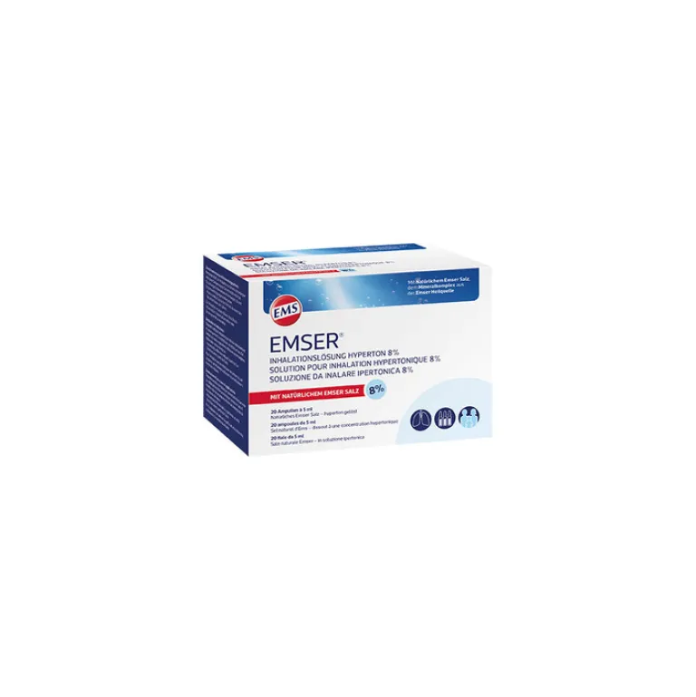 Emser ® Inhalationslösung hyperton 8 %, 20X5 ml- Inhalate