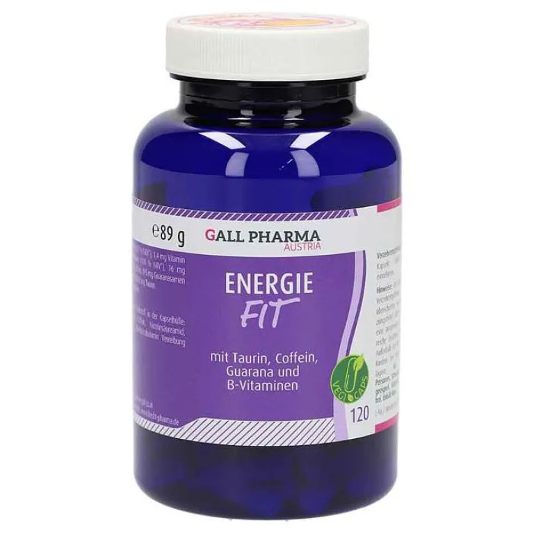 Hecht Pharma Energie Fit GPH Kapseln, 120 St- Hirnleistung & Nerven