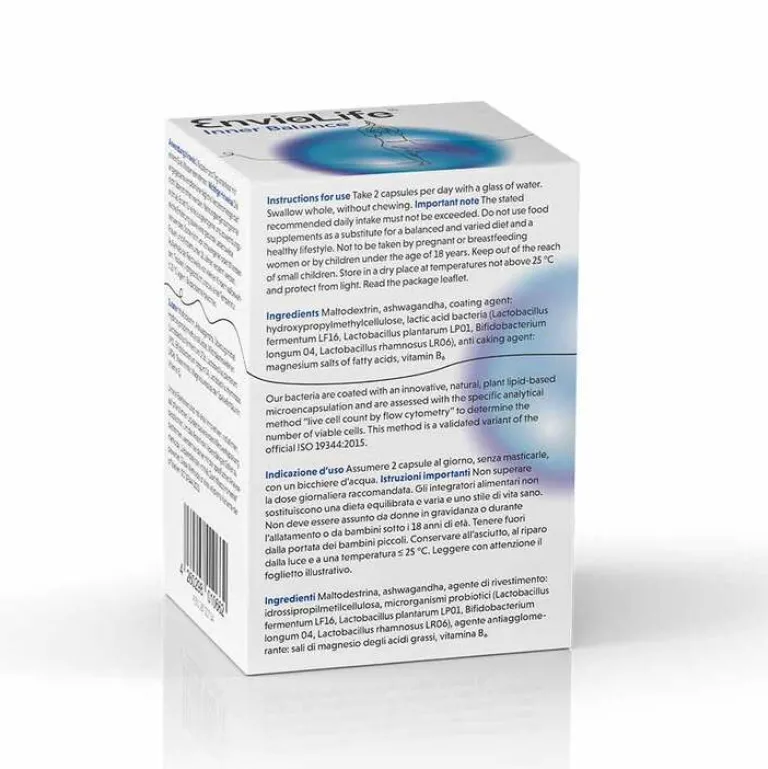 Enviolife Hirnleistung & Nerven-Inner Balance Kapseln, 60 St