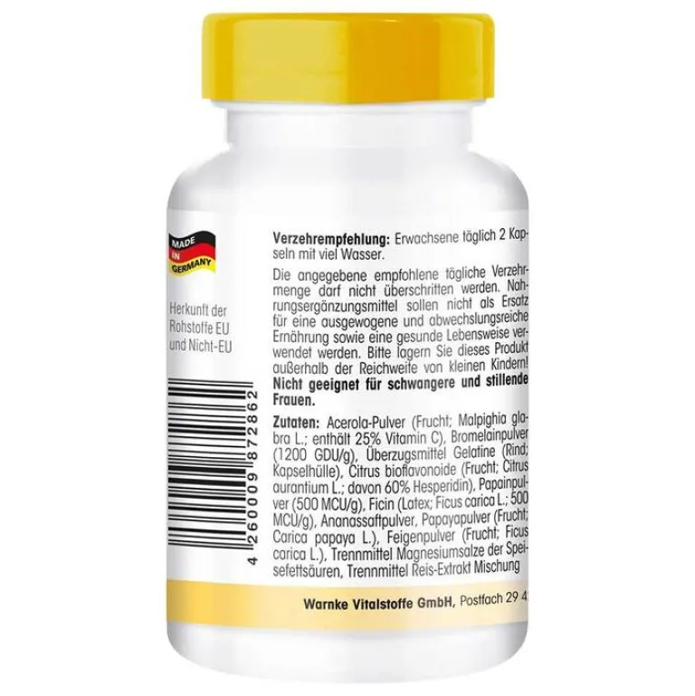 Warnke Enzyme|Enzyme-Enzym Komplex 200 mg Kapseln, 100 St