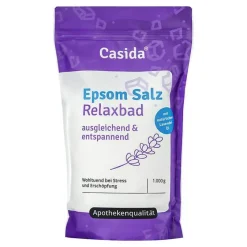 Casida Badesalz-Epsom Salz Relaxbad mit Lavendel, 1 kg