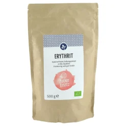 Aleavedis Spezialitäten-Erythrit Bio Zuckerersatz feinkörnig, 500 g