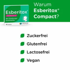 Esberitox Grippemittel|Abwehrsteigerung-® Compact Bei Erkältungskrankheiten, 40 St