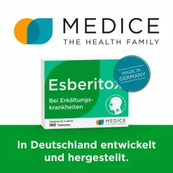 Esberitox Grippemittel|Abwehrsteigerung-® Tabletten bei Erkältungskrankheiten, 180 St