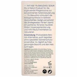Eubos Serum & Kur-Anti-Age 1% Bakuchiol Serum Konzentrat, 30 ml