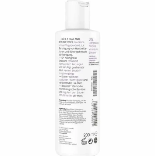 Eubos Kühl & Klar Anti-Rötung Toner, 200 ml- Gesichtswasser & Tonika