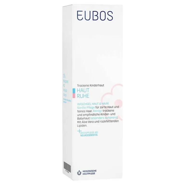Eubos Neurodermitis Basispflege|Für Kinder-Kinder Haut Ruhe Waschgel, 125 ml