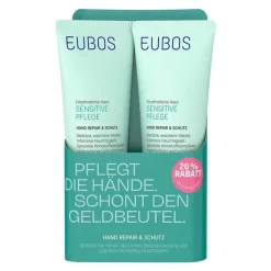 Eubos Sensitive Hand Repair & Schutz Creme , 2X75 ml- Handcreme