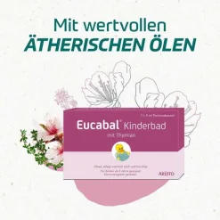 Eucabal Waschlotionen & Bäder-Kinderbad mit Thymian, 7X5 ml