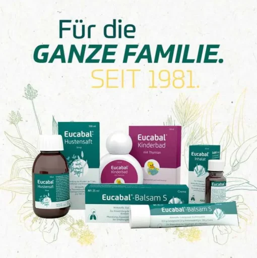 Eucabal Erkältungsbalsam Kinder|Erkältungsbalsam-®-Balsam S Creme, 25 ml