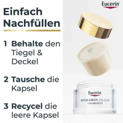 Eucerin Anti-Age Hyaluron-Filler + Elasticity Nachtcreme, 50 ml- Nachtpflege|Anti-Aging