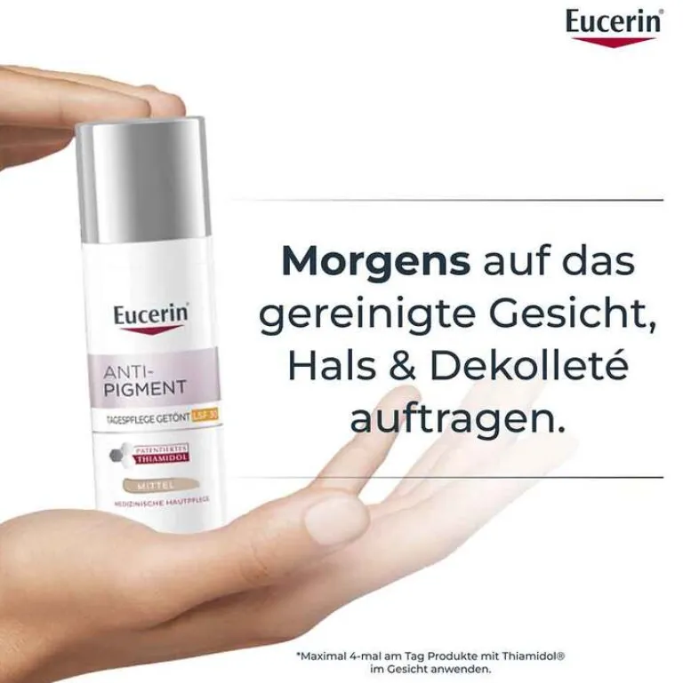 Eucerin Anti-Pigment Tag getönt mittel LSF 30, 50 ml- Gesicht|Pigmentflecken