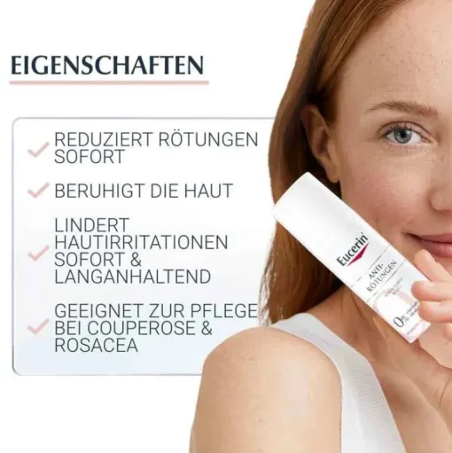 Eucerin Rötungen|Empfindliche Haut-AntiRötungen Beruhigende Pflege, 50 ml