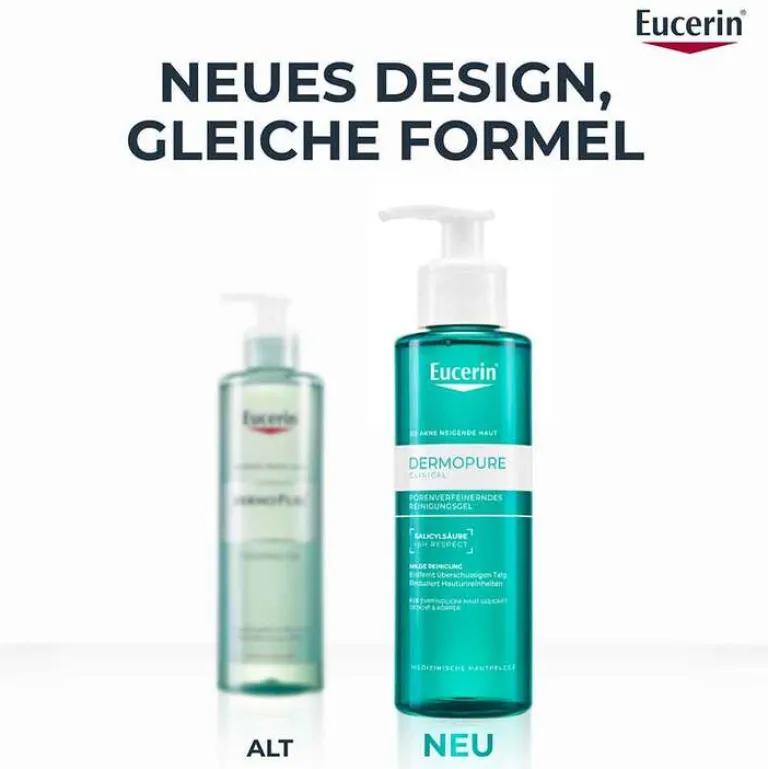 Eucerin Dermopure Clinical Reinig.Gel porenverfein, 200 ml- Unreine Haut|Hauttypen