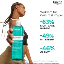 Eucerin Dermopure Clinical Reinig.Gel porenverfein, 200 ml- Unreine Haut|Hauttypen