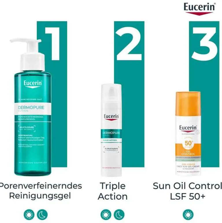 Eucerin Dermopure Clinical Reinig.Gel porenverfein, 200 ml- Unreine Haut|Hauttypen