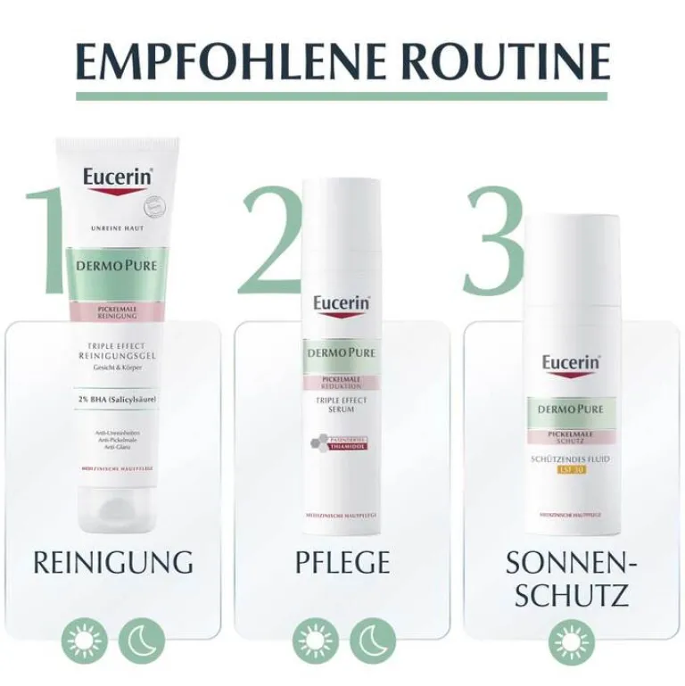 Eucerin Lsf 30|Gesicht-Dermopure schützendes Fluid LSF 30, 50 ml