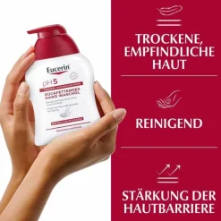 Eucerin pH5 Hand Wasch Öl empfindliche Haut, 250 ml- Trockene & Sensible Haut