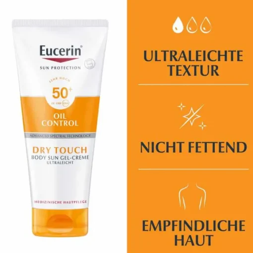 Sun Gel-Creme Oil Control Body LSF 50 + , 200 ml^Eucerin Outlet