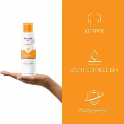 Eucerin Lsf 50+-Sun Oil Control Body transparent Aerosol LSF 50, 200 ml