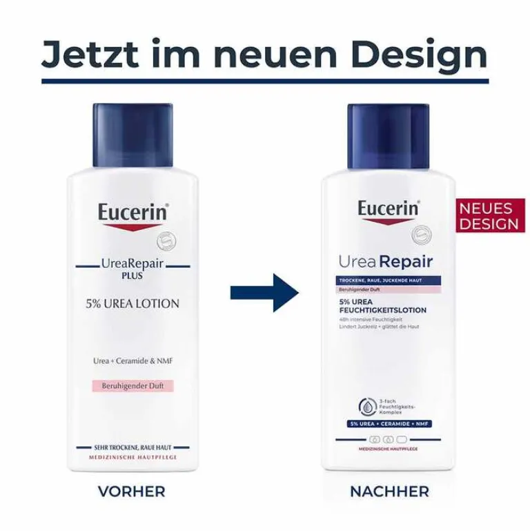 Eucerin Urearepair Lotion 5% mit Duft, 250 ml- Körpermilch & Lotionen