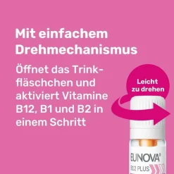 Eunova Vitamin B12 (Cobalamin)-B12 Plus Lösung zum Einnehmen, 30X8 ml