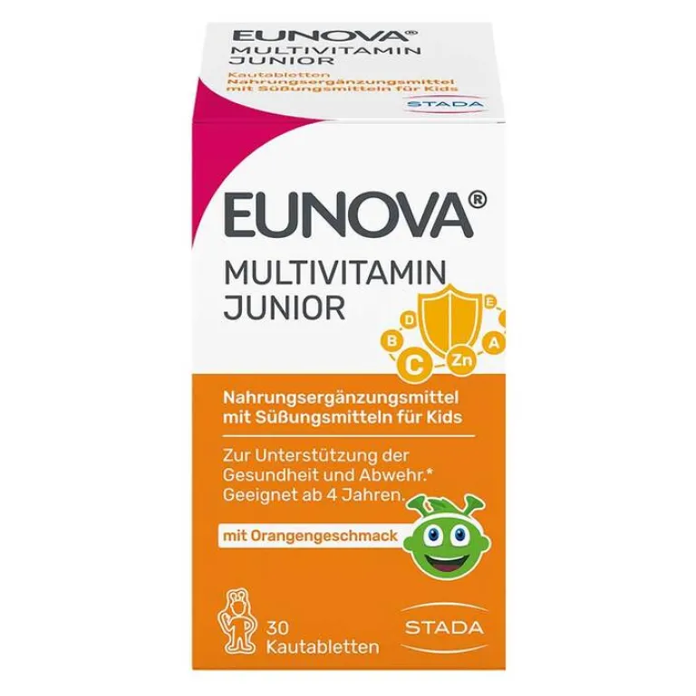 Junior Kautabletten mit Orangengeschmack, 30 St^Eunova Outlet