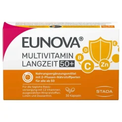 Eunova Multivitamine|Vitalität-Langzeit 50+ Kapseln, 30 St