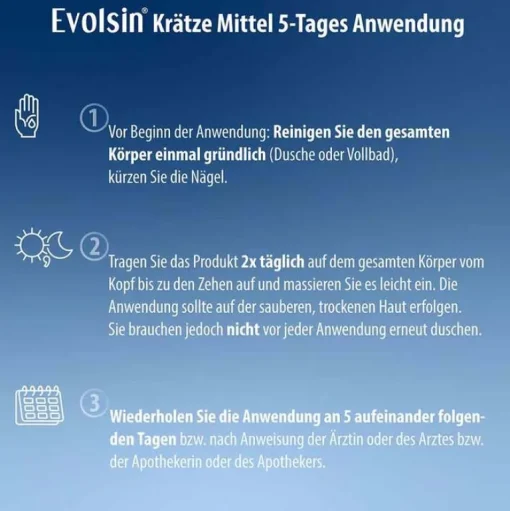 Evolsin Mittel Gegen Krätze-® Krätze Mittel Emulsion, 150 ml