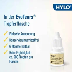 EvoTears ® Augentropfen, 3 ml- Augentropfen Trockene Augen