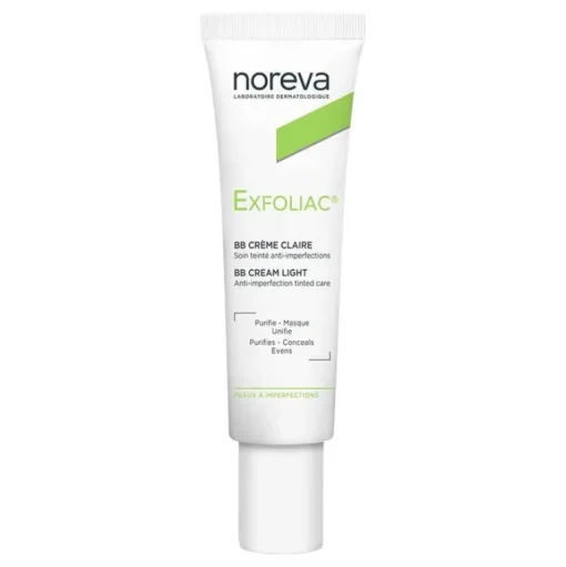 Noreva Bb-Creme-Exfoliac getönte BB-Creme hell, 30 ml