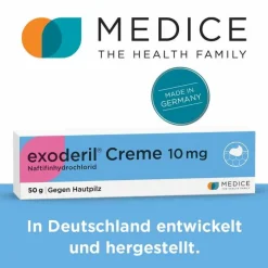 Exoderil Hautpilz Creme|Fußpilz Creme-Creme, 50 g